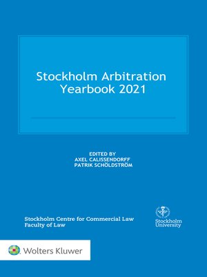 cover image of Stockholm Arbitration Yearbook 2021
